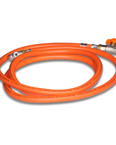 Connection set for gas brooder natural gas export